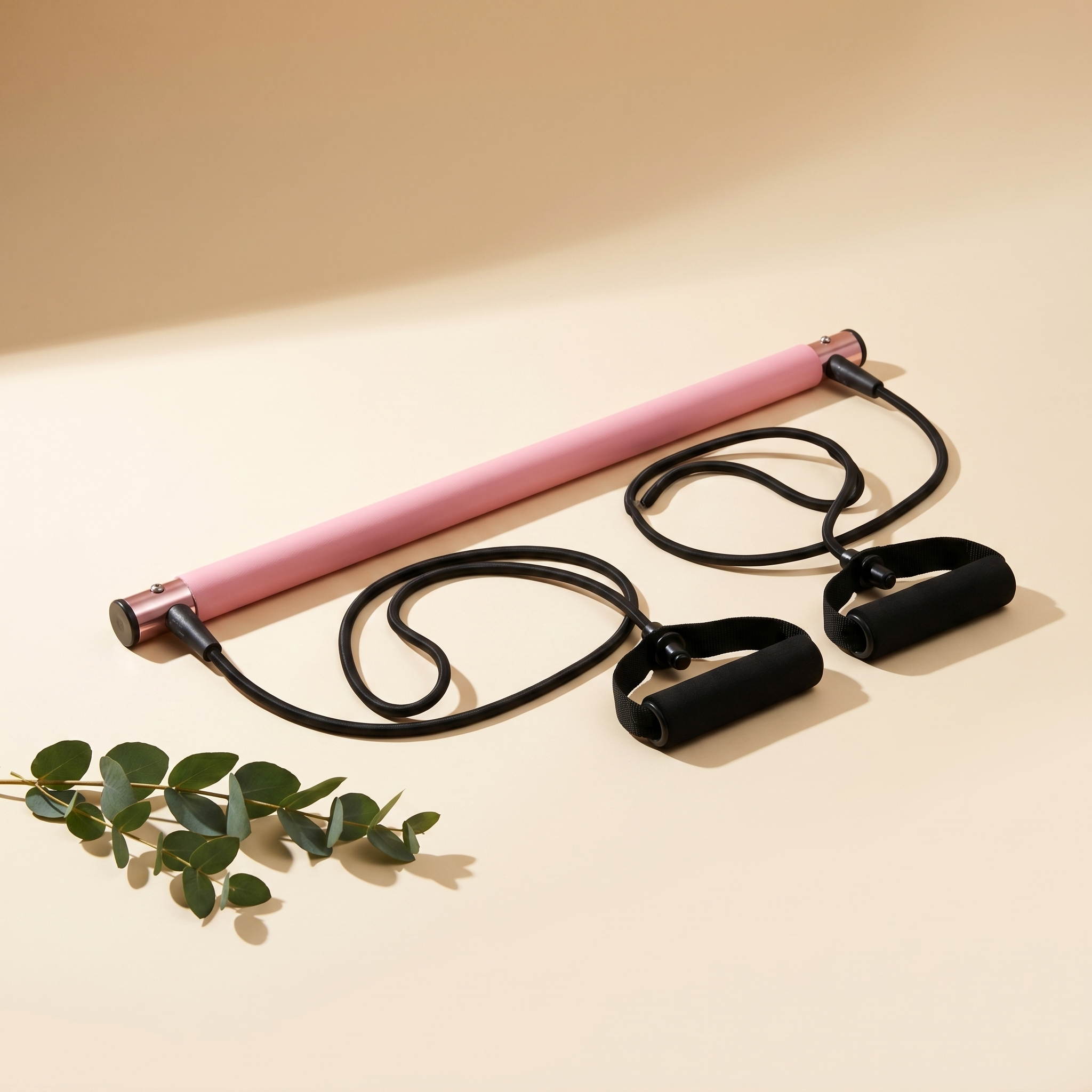 Pilates Bar Kit with 6 Resistance Bands