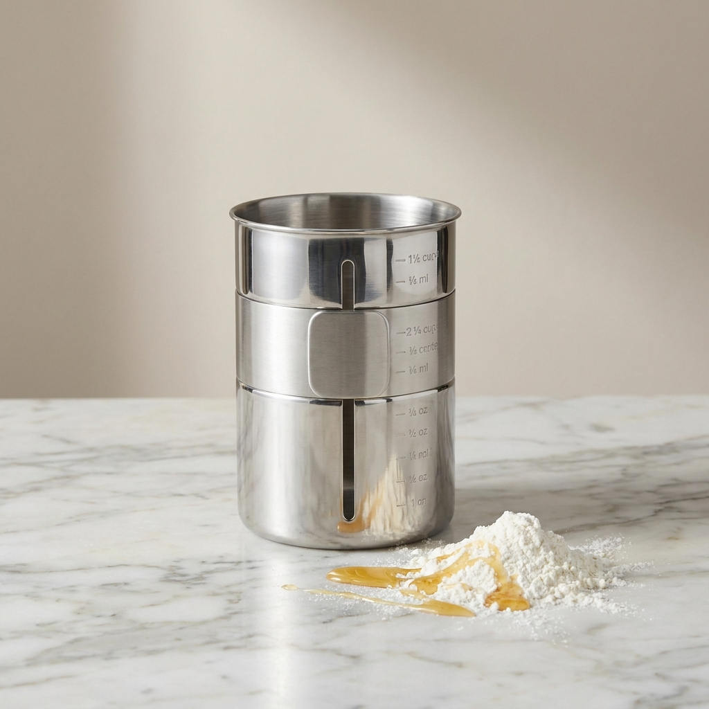 Adjustable Stainless Steel Measuring Cup
