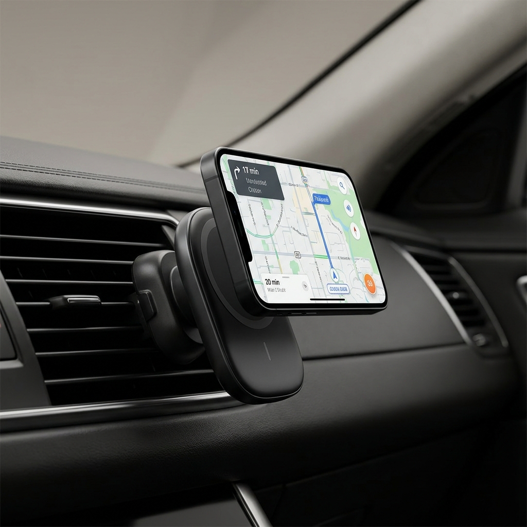 Magnetic Wireless Car Phone Mount
