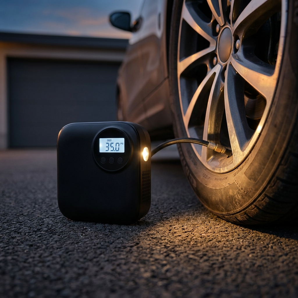Tyre Inflator with Digital Gauge